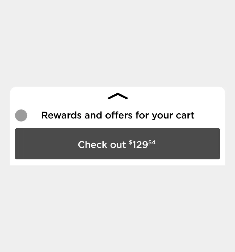 Kohl's action panel wireframe image